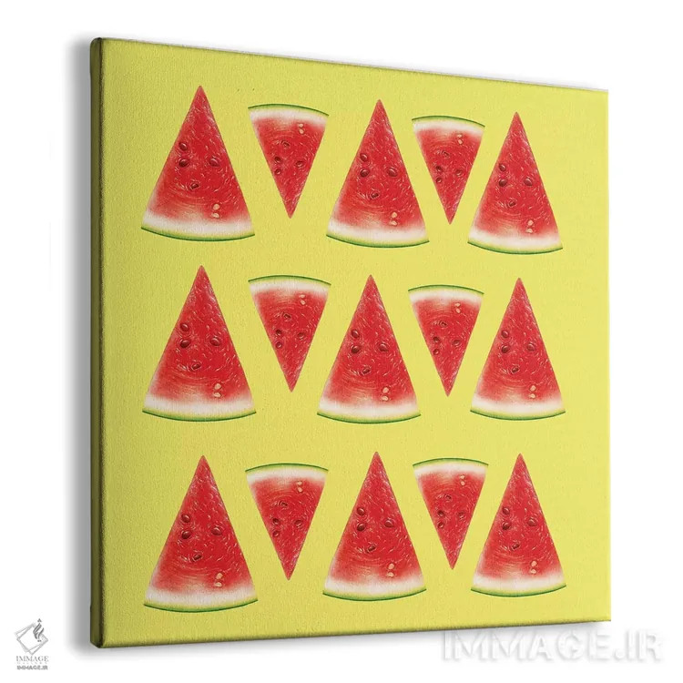 تابلو برشهای هندوانه II اثر تاتیانا آمرِین - نمای پرسپکتیو محصول