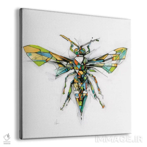 تابلو زنبور سرخ اثر الکسیس مارکو - نمای پرسپکتیو محصول