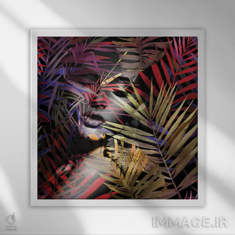 تابلو بهار III اثر تاتیانا آمرِین - نمای قابدار سفید