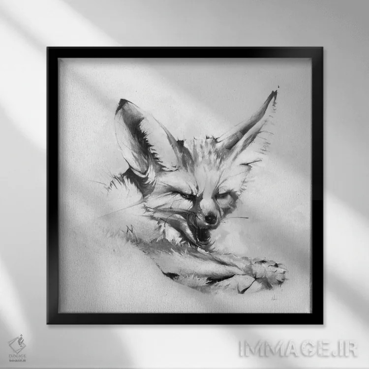 تابلو طعم افتخار اثر الکسیس مارکو - نمای قابدار مشکی