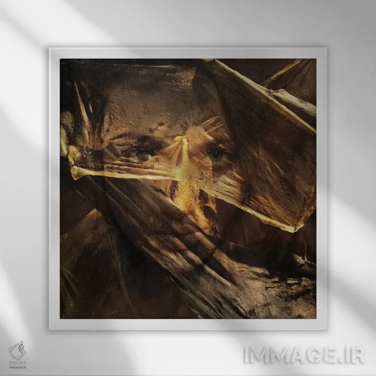 تابلو روزگار طلایی اثر تاتیانا آمرِین - نمای قابدار سفید