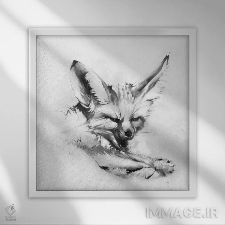 تابلو طعم افتخار اثر الکسیس مارکو - نمای قابدار سفید