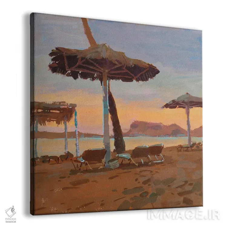 تابلو ساعت طلایی در مصر اثر الکس مووچون - نمای پرسپکتیو محصول