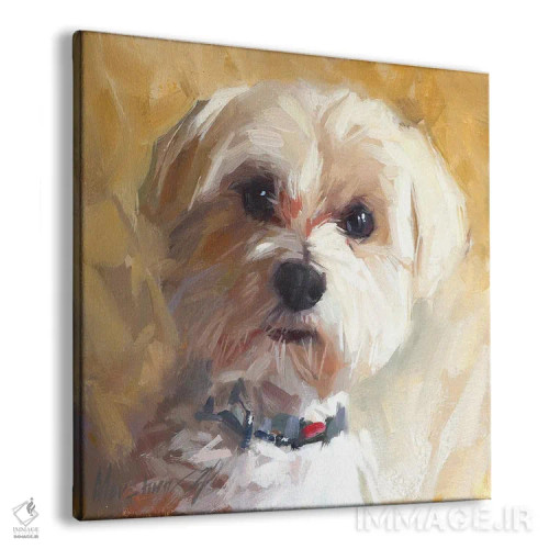 تابلو سگ کوچک اثر الکس مووچون - نمای پرسپکتیو محصول