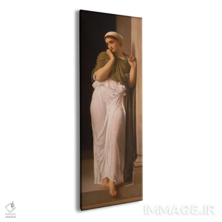 تابلو ناوسیکا، ۱۸۷۸ (شخصیت اسطورهای یونان) اثر فردریک لیتون (نقاش و مجسمهساز انگلیسی) - نمای پرسپکتیو محصول