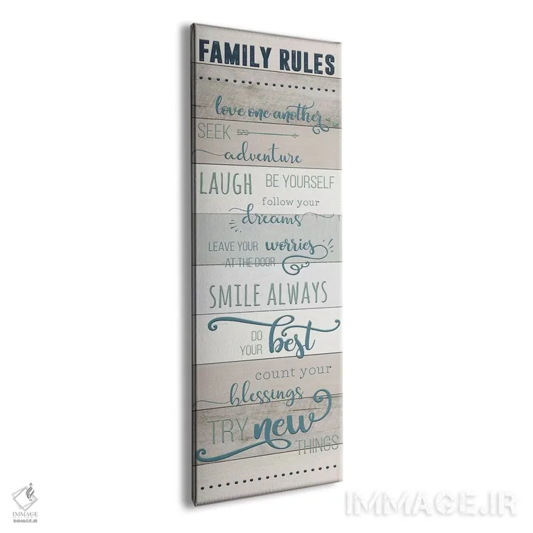 تابلو قوانین خانواده اثر طراحی CAD (استودیو طراحی دیجیتال) - نمای پرسپکتیو محصول