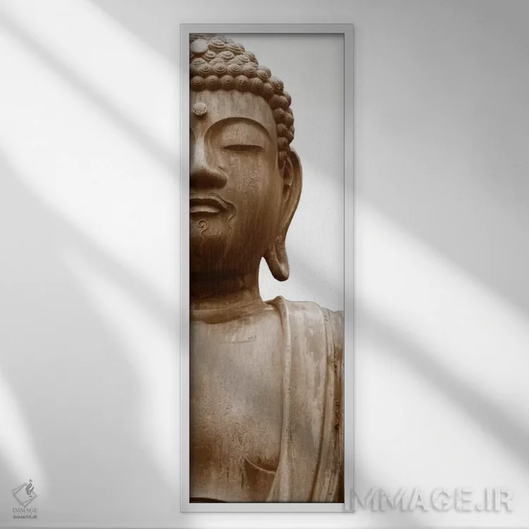 تابلو بودا ۲ اثر بویس وات - نمای قابدار سفید