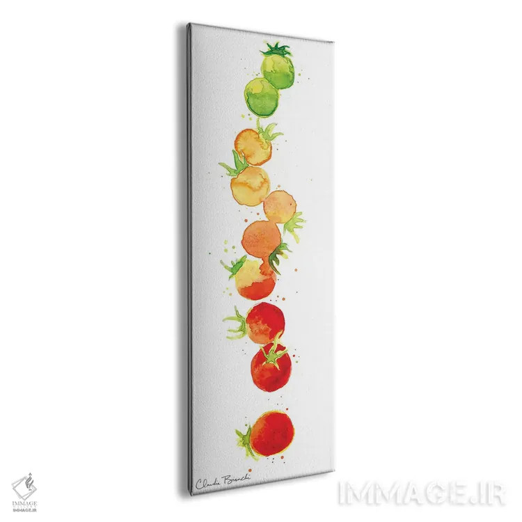 تابلو گرباورها گوجهفرنگی اثر کلودیا بیانکی - نمای پرسپکتیو محصول