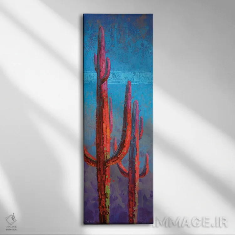 تابلو نگهبان سرخ ۲ اثر کدی دیلانگ - نمای روبهرو روی دیوار