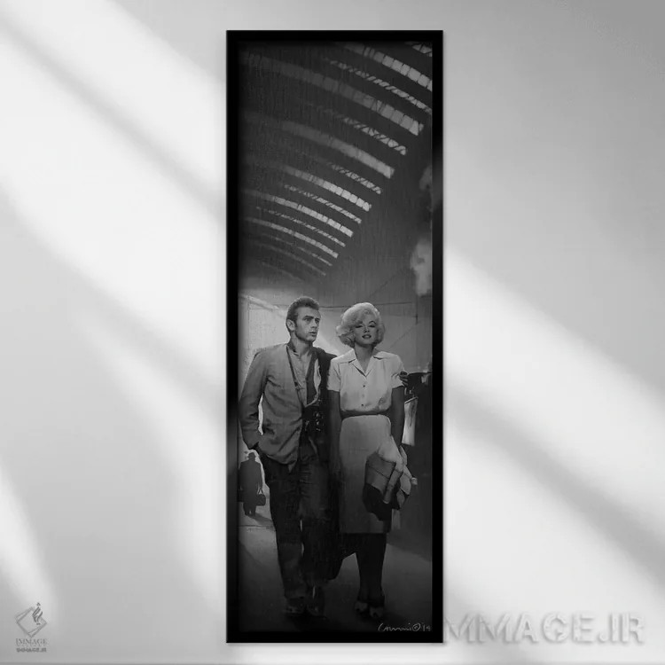 تابلو پانورامای وداع گفتن اثر کریس کنسانی - نمای قابدار مشکی