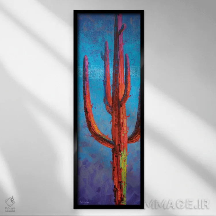 تابلو نگهبان سرخ ۱ اثر کدی دیلانگ - نمای قابدار مشکی