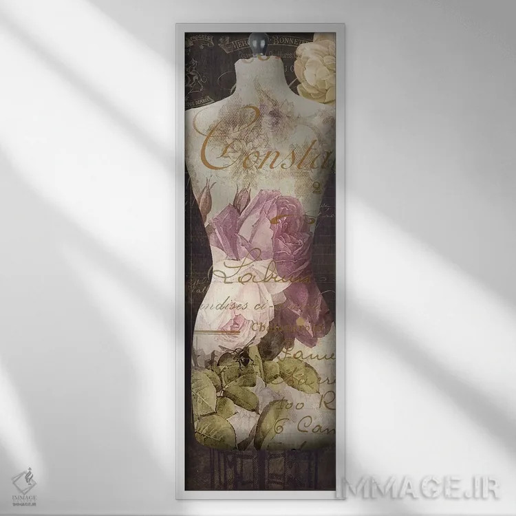 تابلو خیاط پاریسی III اثر ساشا - نمای قابدار سفید