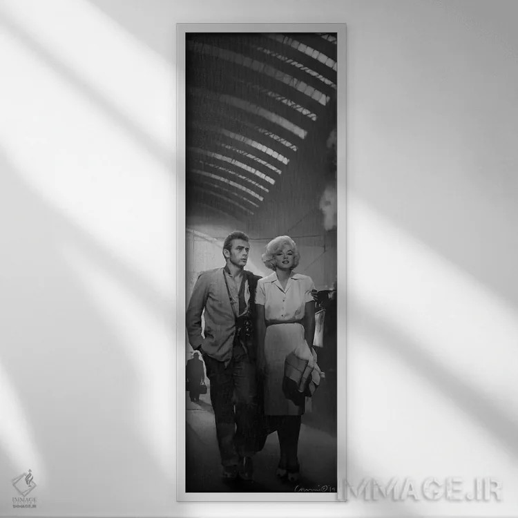 تابلو پانورامای وداع گفتن اثر کریس کنسانی - نمای قابدار سفید