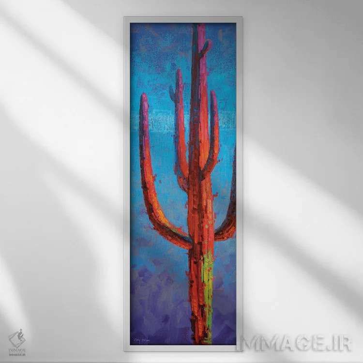 تابلو نگهبان سرخ ۱ اثر کدی دیلانگ - نمای قابدار سفید