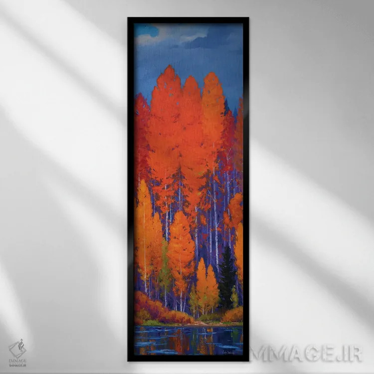 تابلو جشن اثر کدی دیلانگ - نمای قابدار مشکی