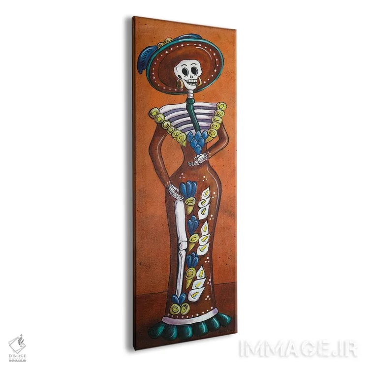 تابلو کاترینای سفالی اثر کندی مایر - نمای پرسپکتیو محصول