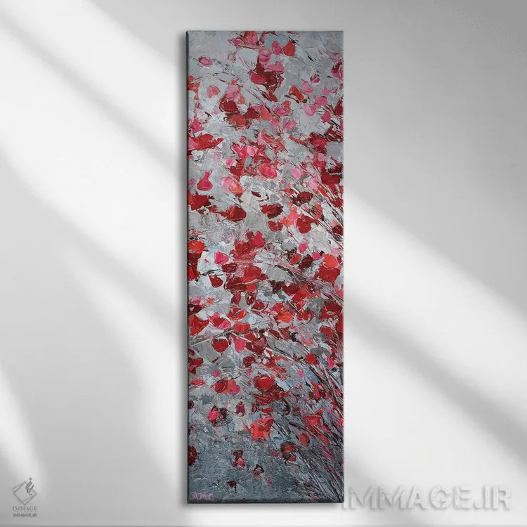 تابلو درخت ساکورا I اثر آن مری کولیک - نمای روبهرو روی دیوار
