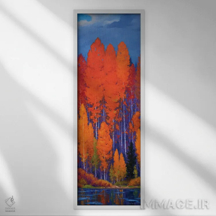 تابلو جشن اثر کدی دیلانگ - نمای قابدار سفید