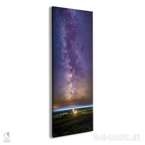 تابلو تراز راه شیری با فانوس دریایی کاترین مقدس اثر چاد پاول - نمای پرسپکتیو محصول