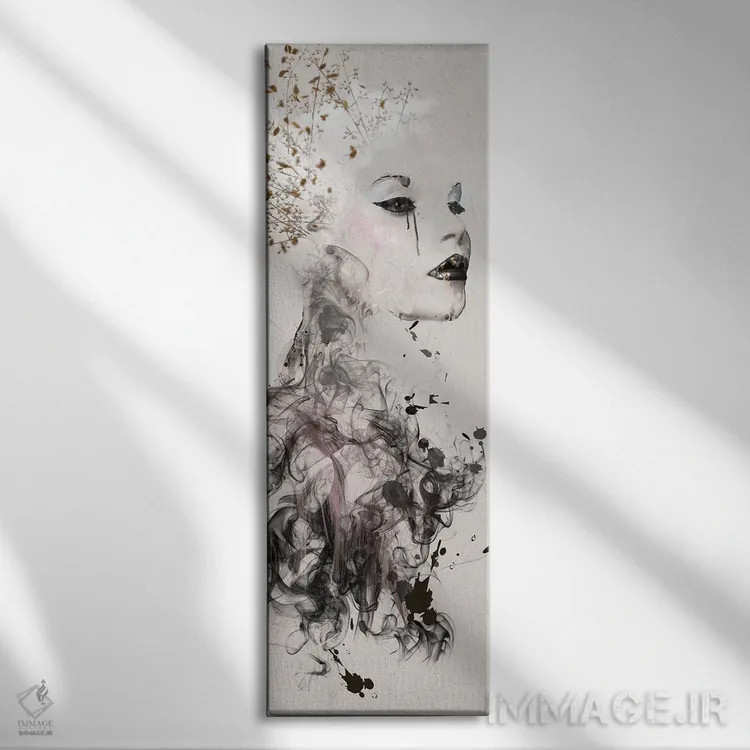 تابلو شَبَح اثر کلودیا مککینی - نمای روبهرو روی دیوار