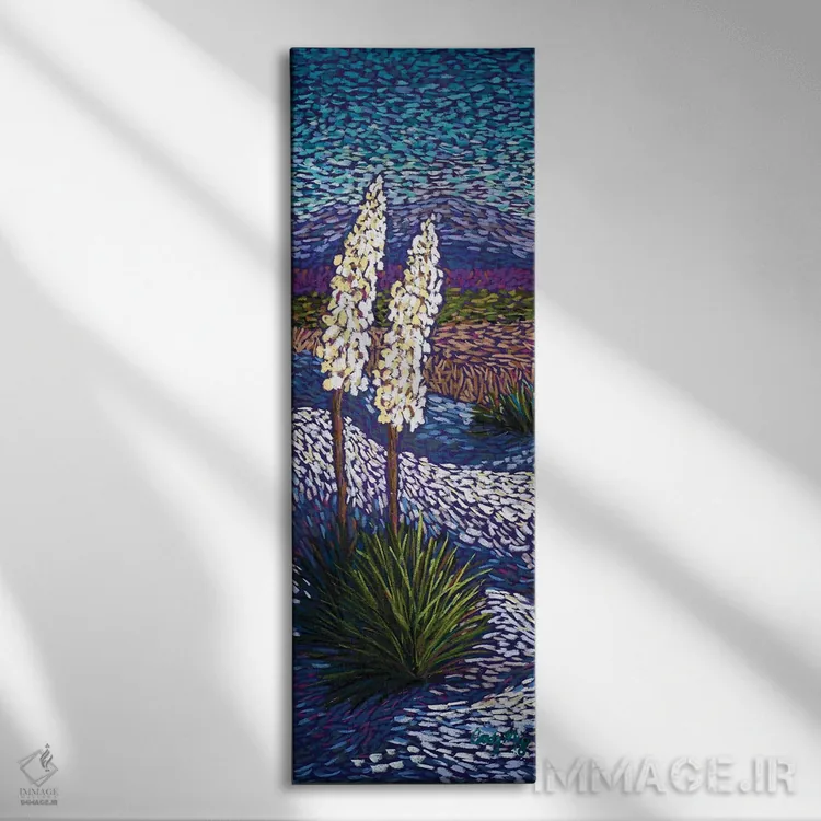 تابلو یوکاها در وایت سندز اثر کندی مایر - نمای روبهرو روی دیوار