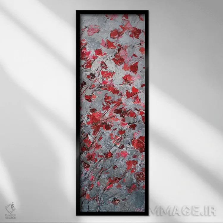 تابلو درخت ساکورا II اثر آن مری کولیک - نمای قابدار مشکی