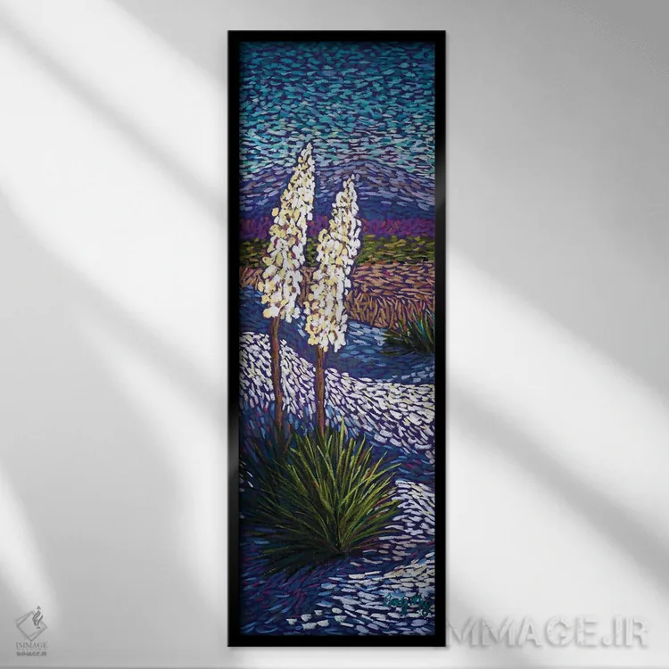 تابلو یوکاها در وایت سندز اثر کندی مایر - نمای قابدار مشکی