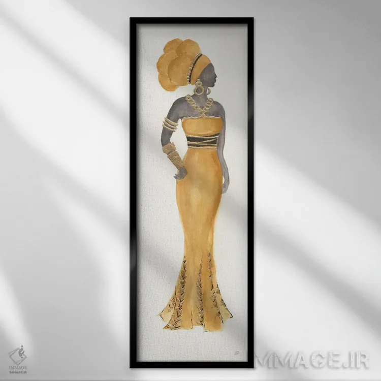 تابلو مد جهانی شماره سه اثر کریس پاشکه - نمای قابدار مشکی