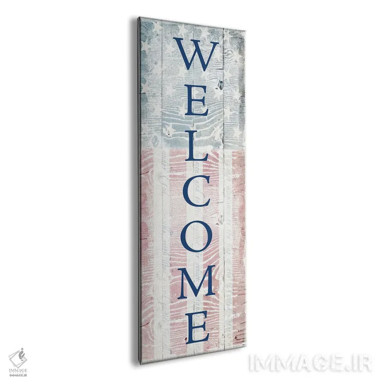 تابلو پرچم خوشآمدگویی اثر کارول رابینسون - نمای پرسپکتیو محصول