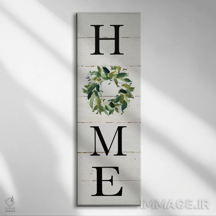 تابلو "خانه" اثر کارول رابینسون - نمای روبهرو روی دیوار