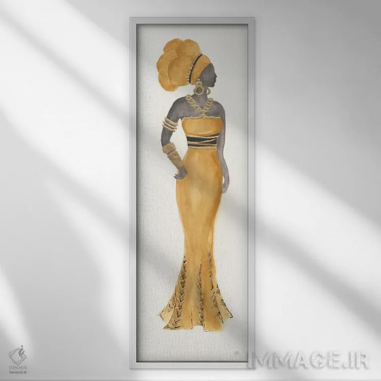 تابلو مد جهانی شماره سه اثر کریس پاشکه - نمای قابدار سفید