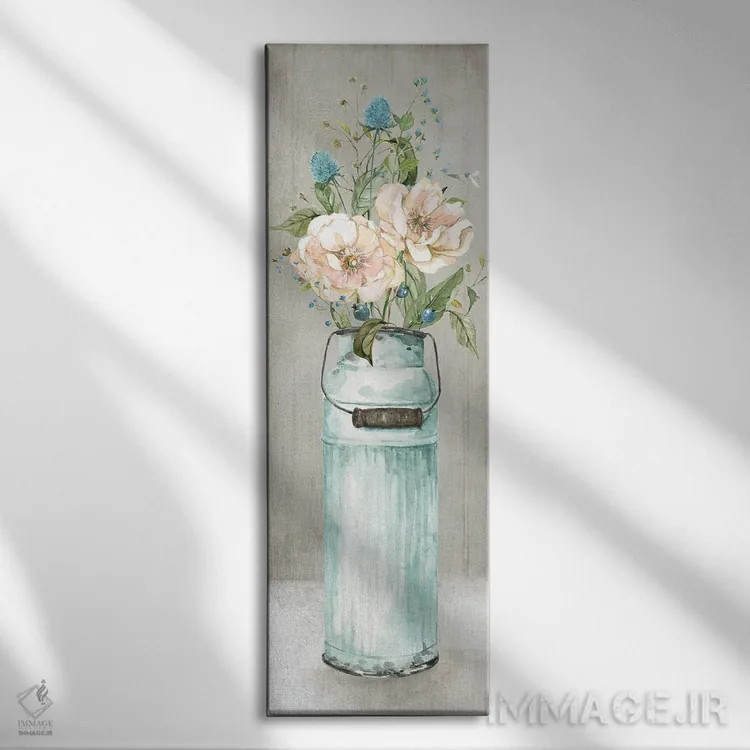 تابلو دستهگل استانی اثر کارول رابینسون - نمای روبهرو روی دیوار