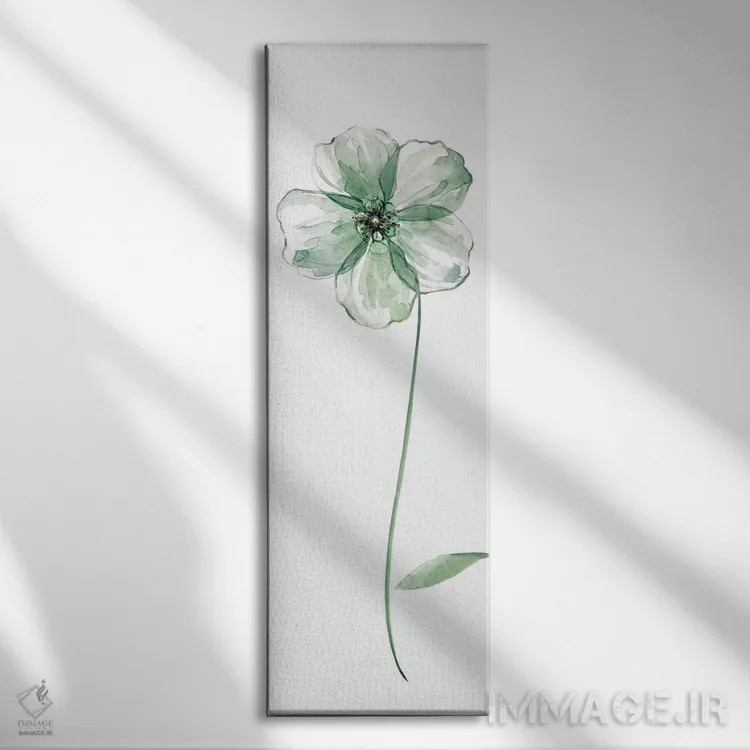 تابلو گل مریم II اثر کارول رابینسون - نمای روبهرو روی دیوار