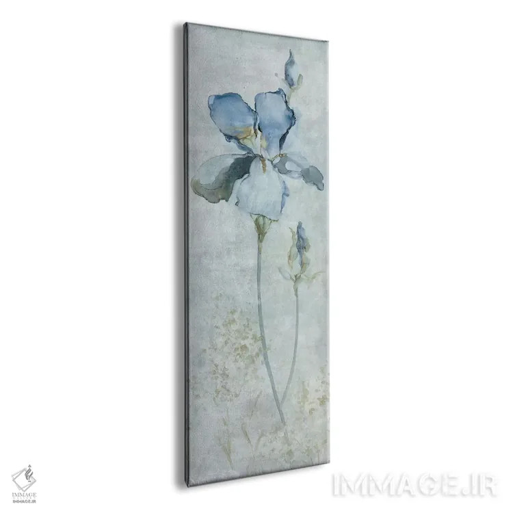 تابلو زنبق آبی اثر کارول رابینسون - نمای پرسپکتیو محصول