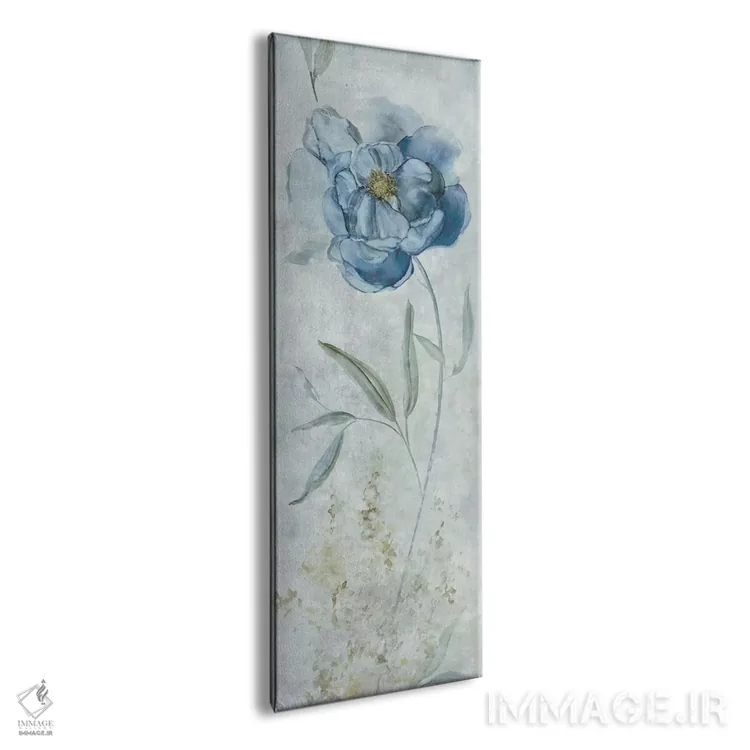 تابلو صد تومانی آبی (نوعی گل) اثر کارول رابینسون - نمای پرسپکتیو محصول