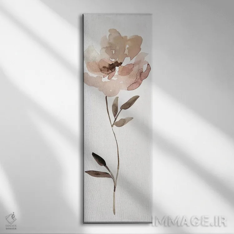 تابلو شکوفهٔ خنثی ۱ اثر کارول رابینسون - نمای روبهرو روی دیوار