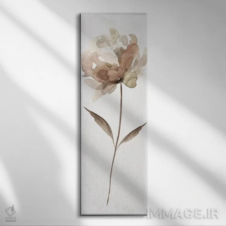 تابلو شکوفهٔ خنثی ۲ اثر کارول رابینسون - نمای روبهرو روی دیوار
