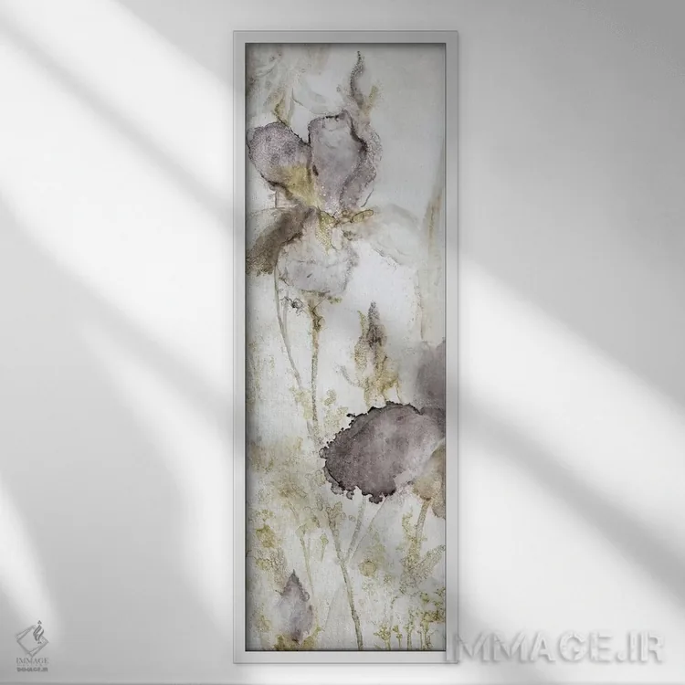 تابلو زنبق سحرگاهی اثر کارول رابینسون - نمای قابدار سفید