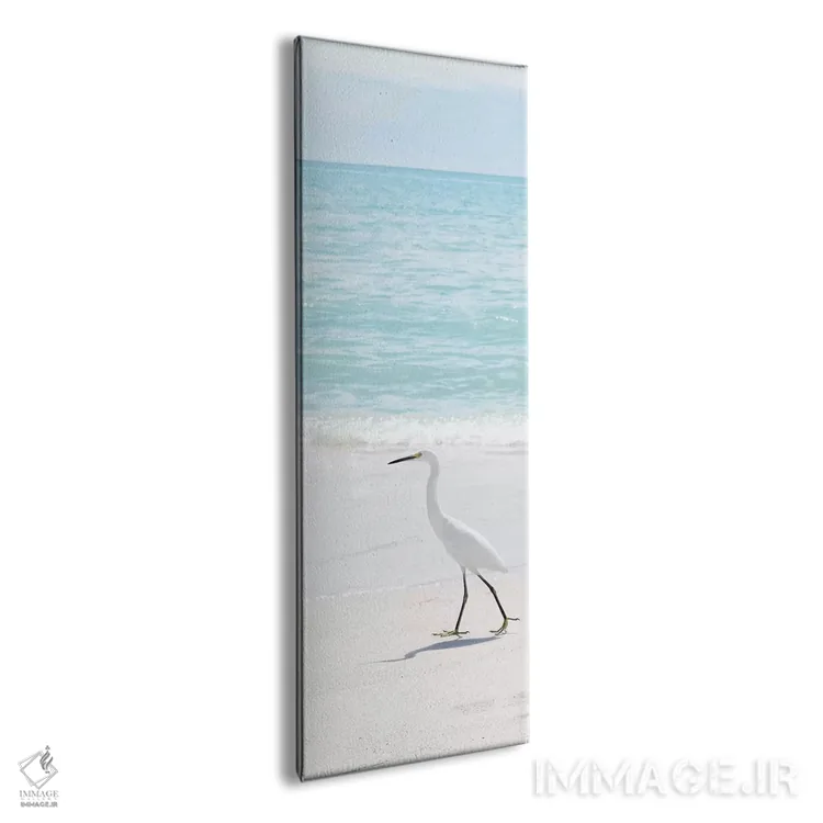 تابلو آگرت تابستانی ۲ (پرندهٔ اگرت) اثر ناتالی کارپنتری - نمای پرسپکتیو محصول