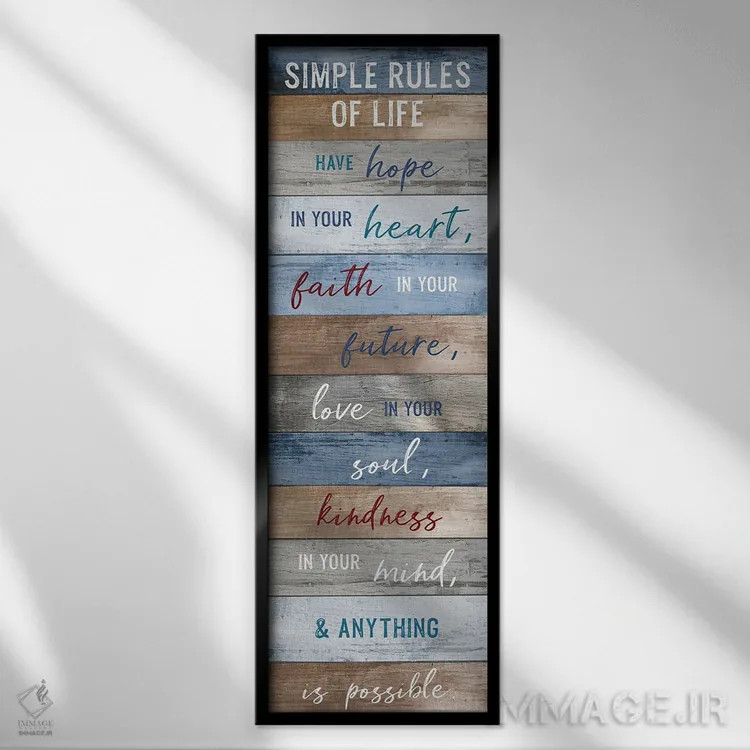 تابلو زندگی ساده اثر ناتالی کارپنتری - نمای قابدار مشکی