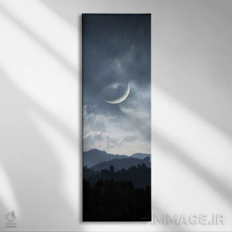 تابلو گرگومیش اثر سینتیا دکر - نمای روبهرو روی دیوار