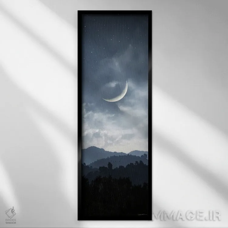 تابلو گرگومیش اثر سینتیا دکر - نمای قابدار مشکی