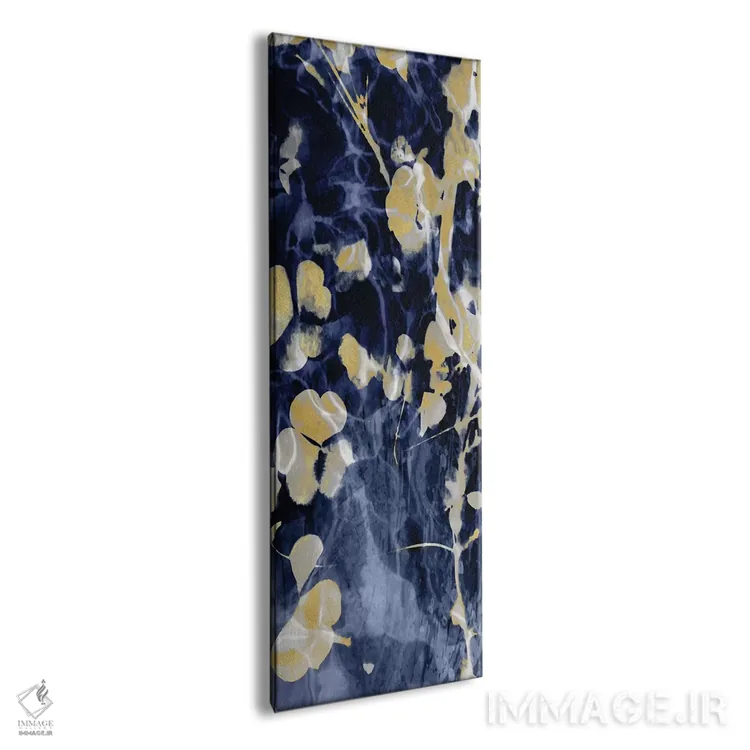 تابلو طبیعت نیلی با طلایی ۲ اثر دنیل کارسون - نمای پرسپکتیو محصول