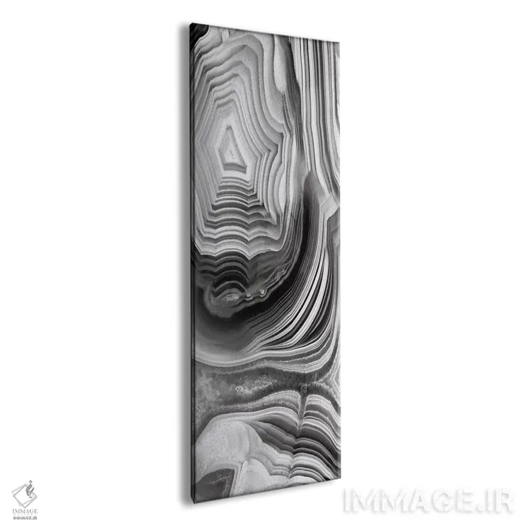 تابلو پنل عقیقی خاکستری ۱ اثر دنیل کارسون - نمای پرسپکتیو محصول