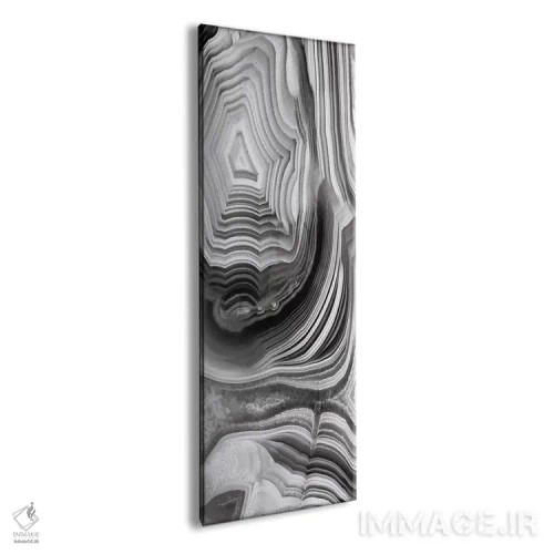 تابلو پنل عقیقی خاکستری ۱ اثر دنیل کارسون - نمای پرسپکتیو محصول