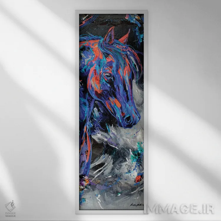 تابلو از دل خاکستر اثر لیندزی دال - نمای قابدار سفید