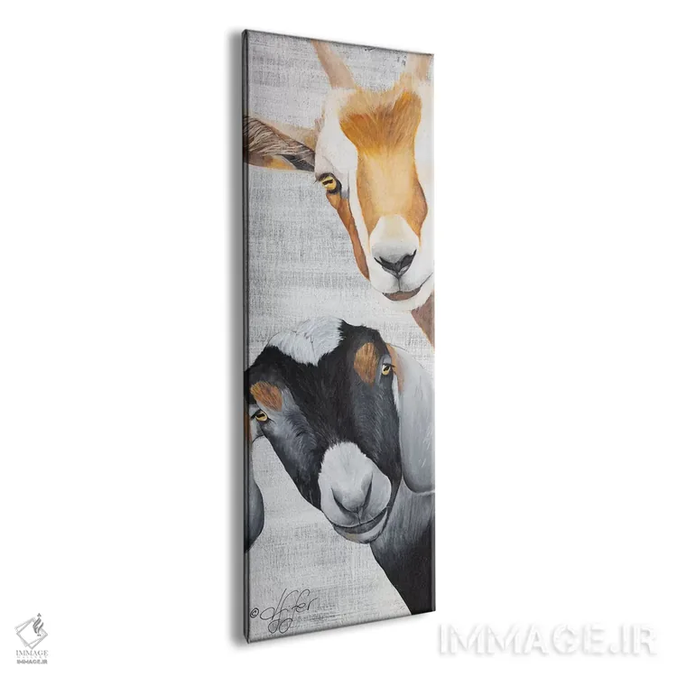 تابلو سر بهسر گذاشتن اثر دایان فیفر - نمای پرسپکتیو محصول