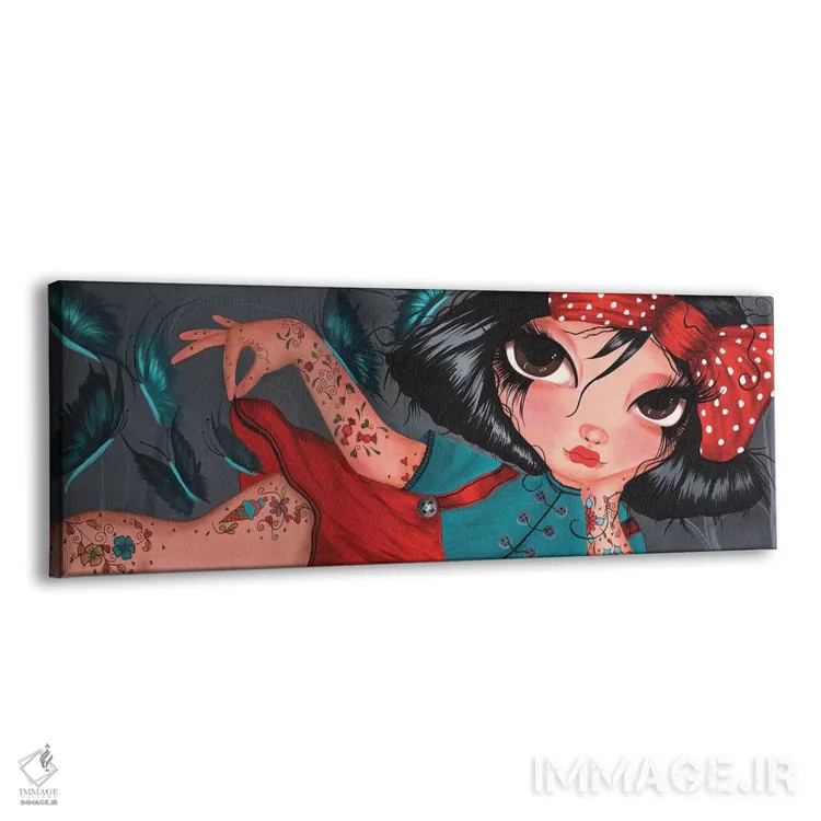 تابلو پینآپ آمِلی اثر داتی گلیسون - نمای پرسپکتیو محصول