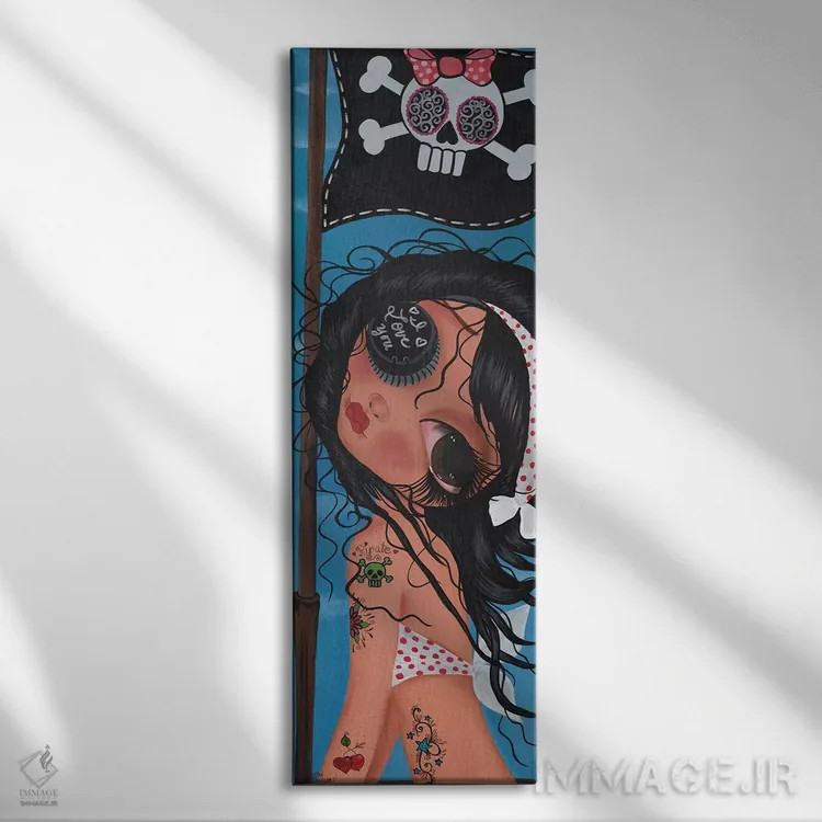 تابلو جین دو بلویل (نام فرانسوی) اثر داتی گلیسون - نمای روبهرو روی دیوار