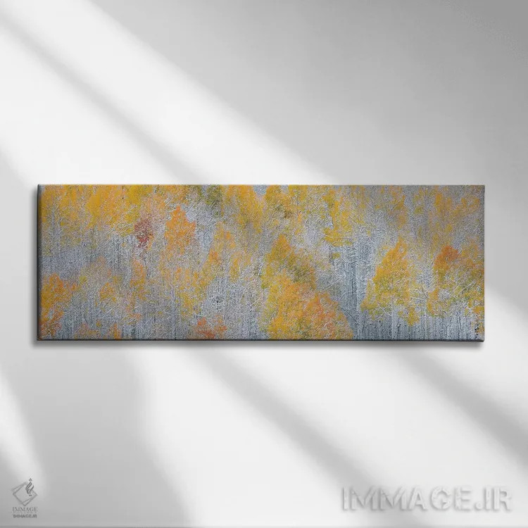 تابلو Colorado. Fall Colors of Aspens and fresh snow Keebler Pass,کوههای راکی، کلرادو. رنگهای پاییزی آسپن و برف تازه در گردنه کیبلر اثر دارل گالین - نمای روبهرو روی دیوار